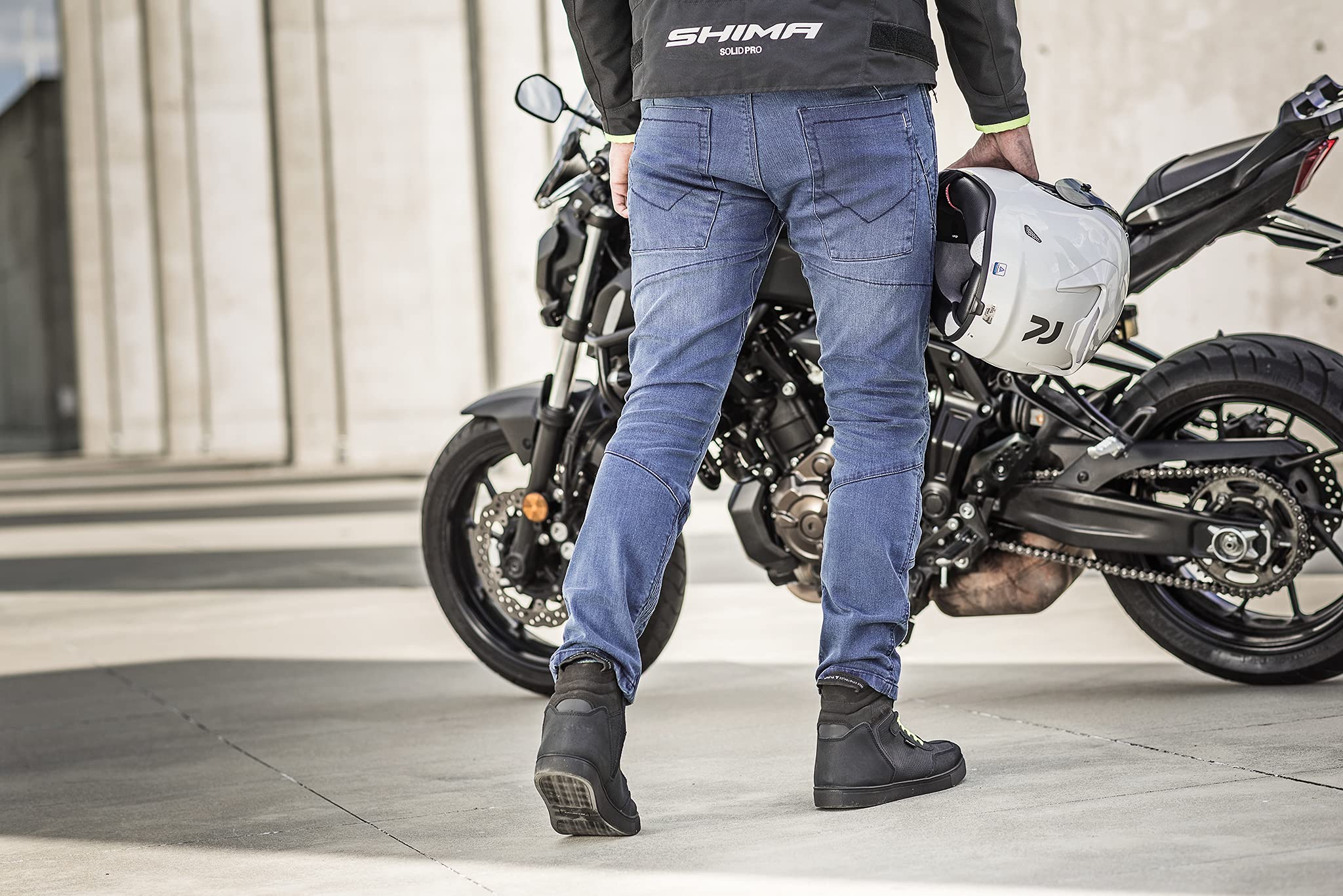 Shima Ghost Jeans Jeans da Moto Uomo