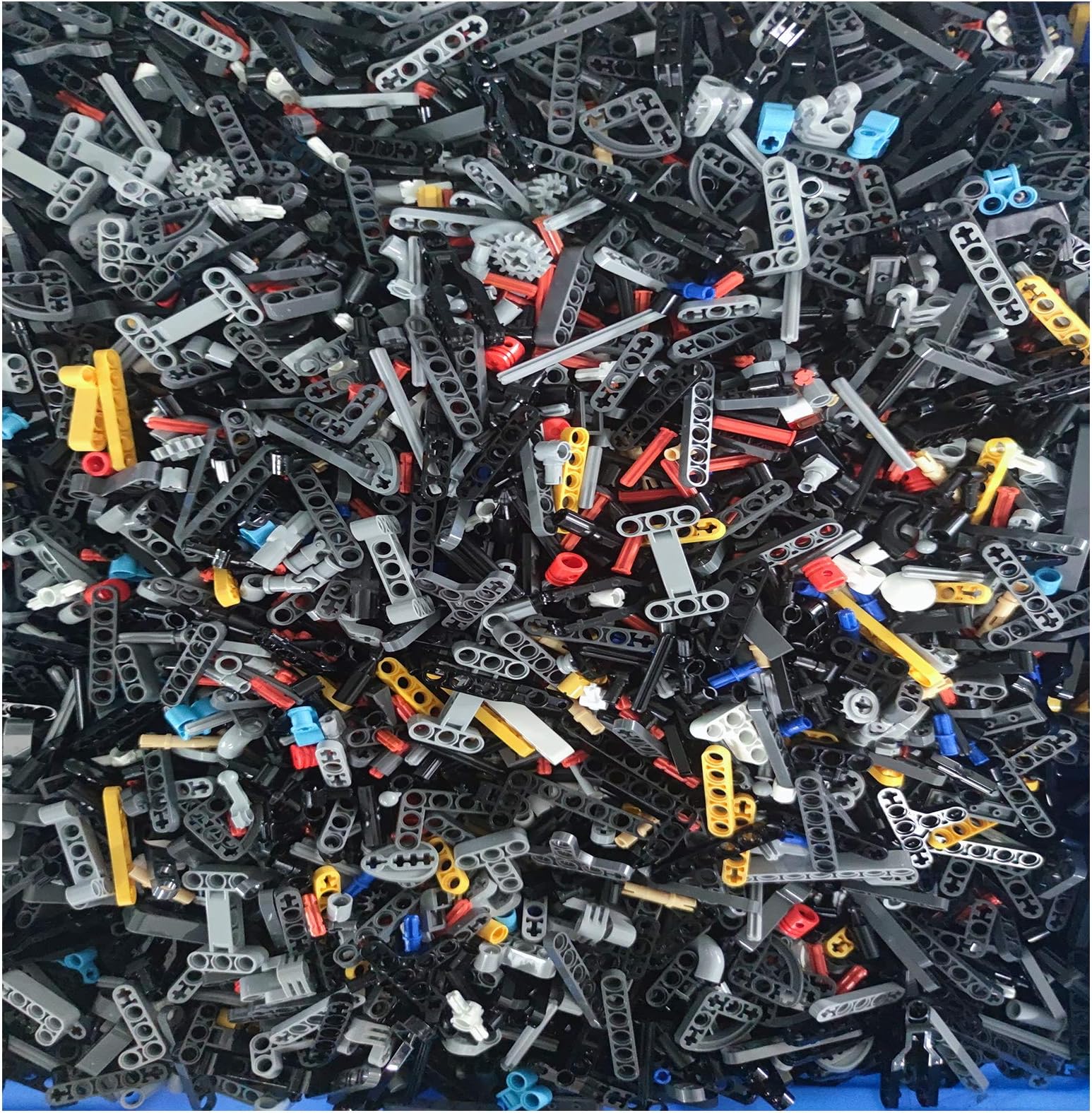 LOONGON 2 POUNDS Technical Parts Random Lot of Pieces-Compatible with Major Brands Technic Pieces Compatible with Lego Technic Parts Random Technical Parts