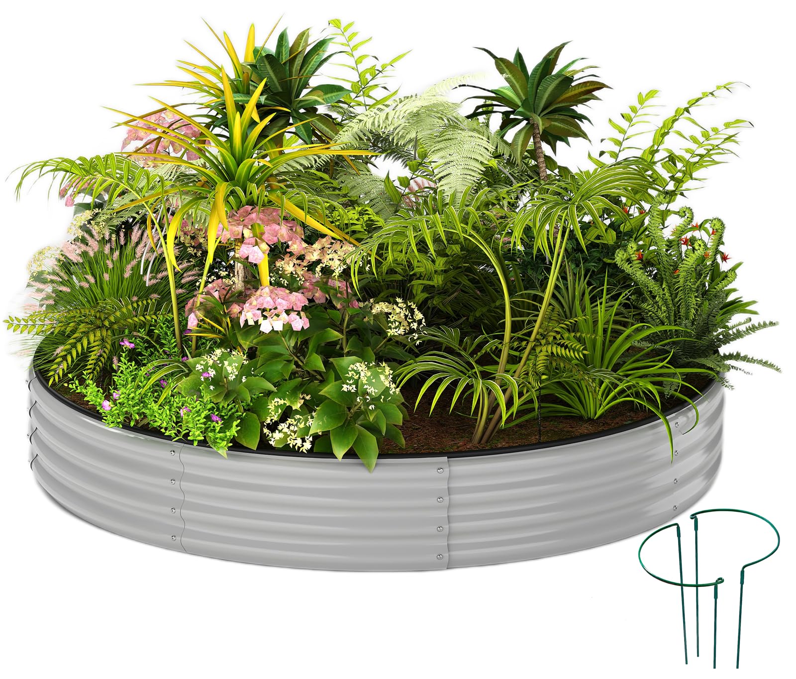 Galvanized Metal Raised Garden Beds - ZFHgarden -27