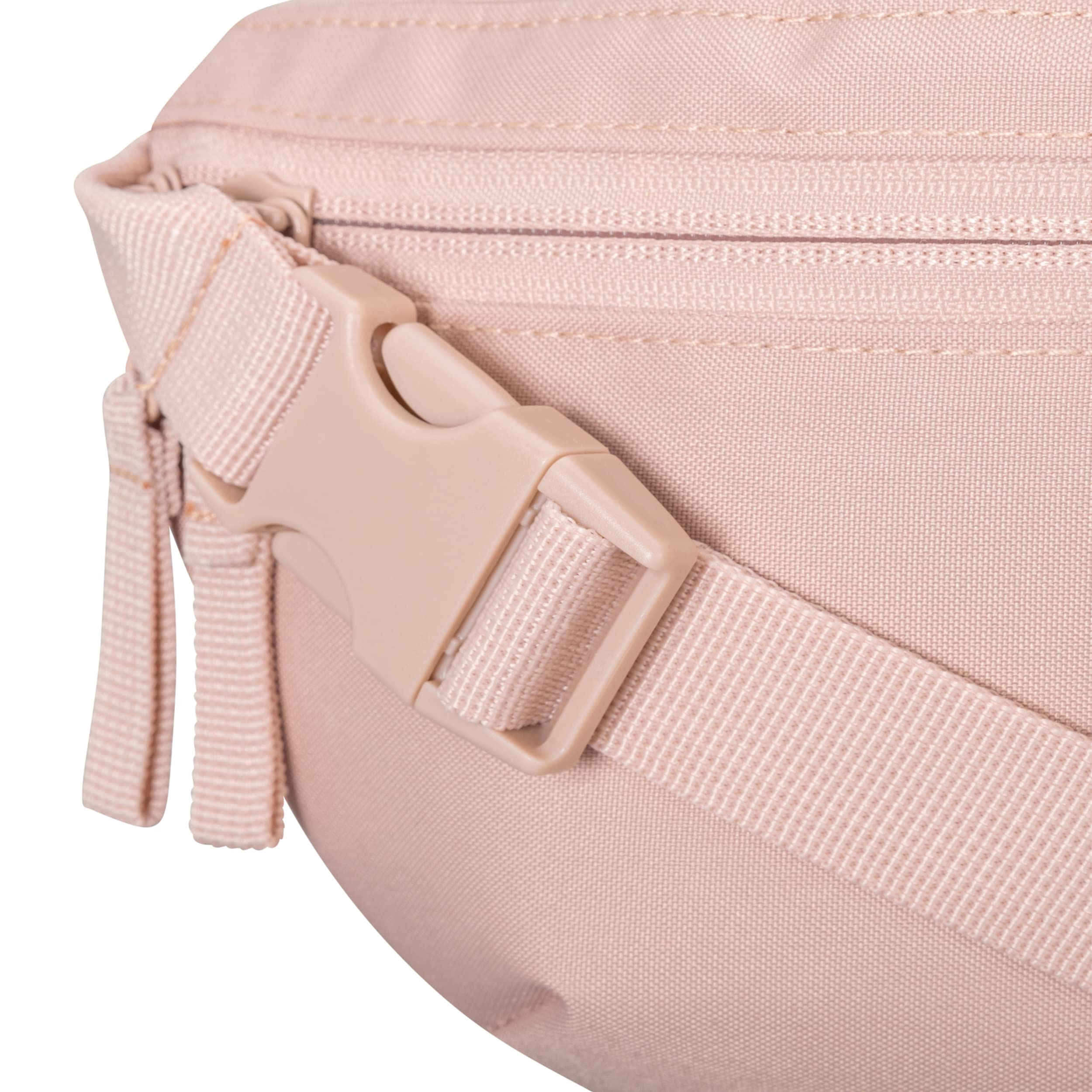LARKSON Torba nerka damska i męska - Finn - saszetka biodrowa do uprawiania sportu na świeżym powietrzu w mieście - stylowa torba na pasek na festiwal - Crossbody Bag z paskiem - wodoodporna, rose