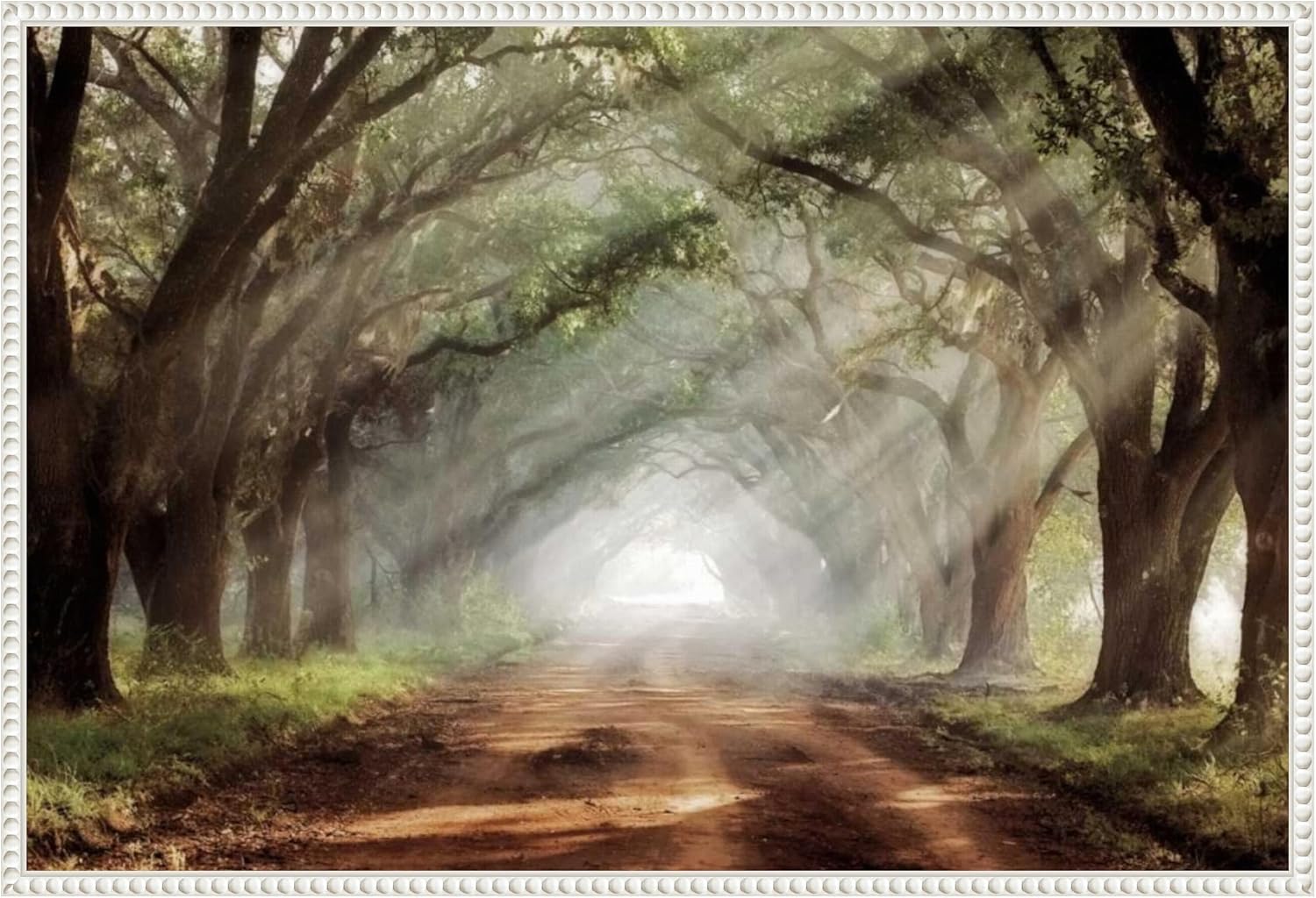 Amanti Art Framed Canvas Wall Art 23x33 Evergreen Plantation by Mike Jones, Framed Wall Art Canvas, Landscapes Artwork, Traditional Decor, Large Poster Painting for Living Room, Bedroom, Bathroom,