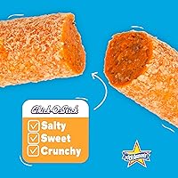 Vista 3 de Chick O Stick Barras de caramelo Paquete de 8 Mantequilla de maní crujiente enrollada en coco tostado Caramelo de mantequilla de maní Barras