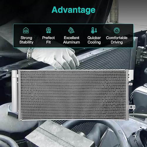 Miniatura 4 de SCITOO Condensador de aire acondicionado 4083 compatible con 2012-2020 para Chevrolet Sonic 1.4L