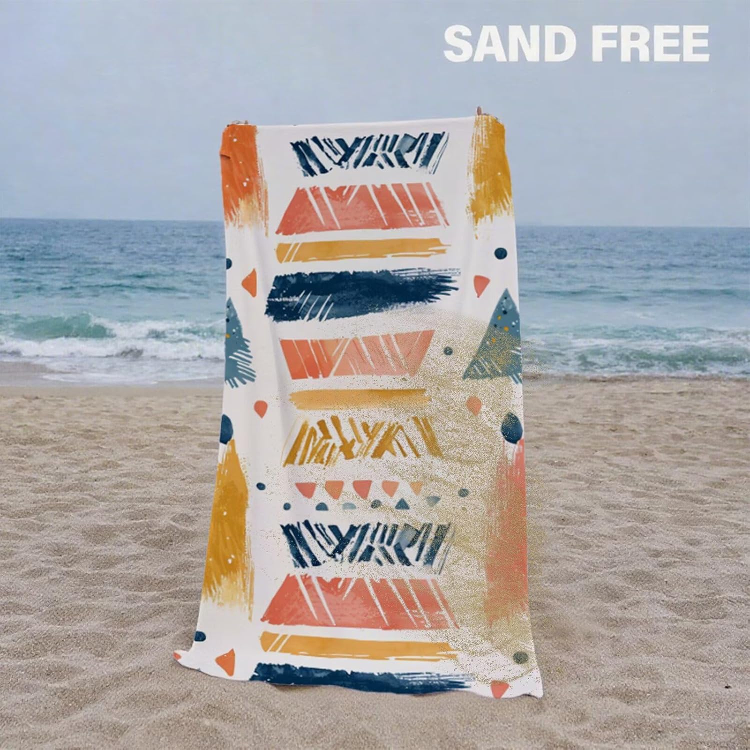 Beach Towel 90x180cm Bath Towels, Quick Dry Microfiber Towel, Sand Free, Super Absorbent, Lightweight, Compact Design, Towels for Bathroom Travel, Pool, Gym, Camping, Beach Vacation Essentials A2-485