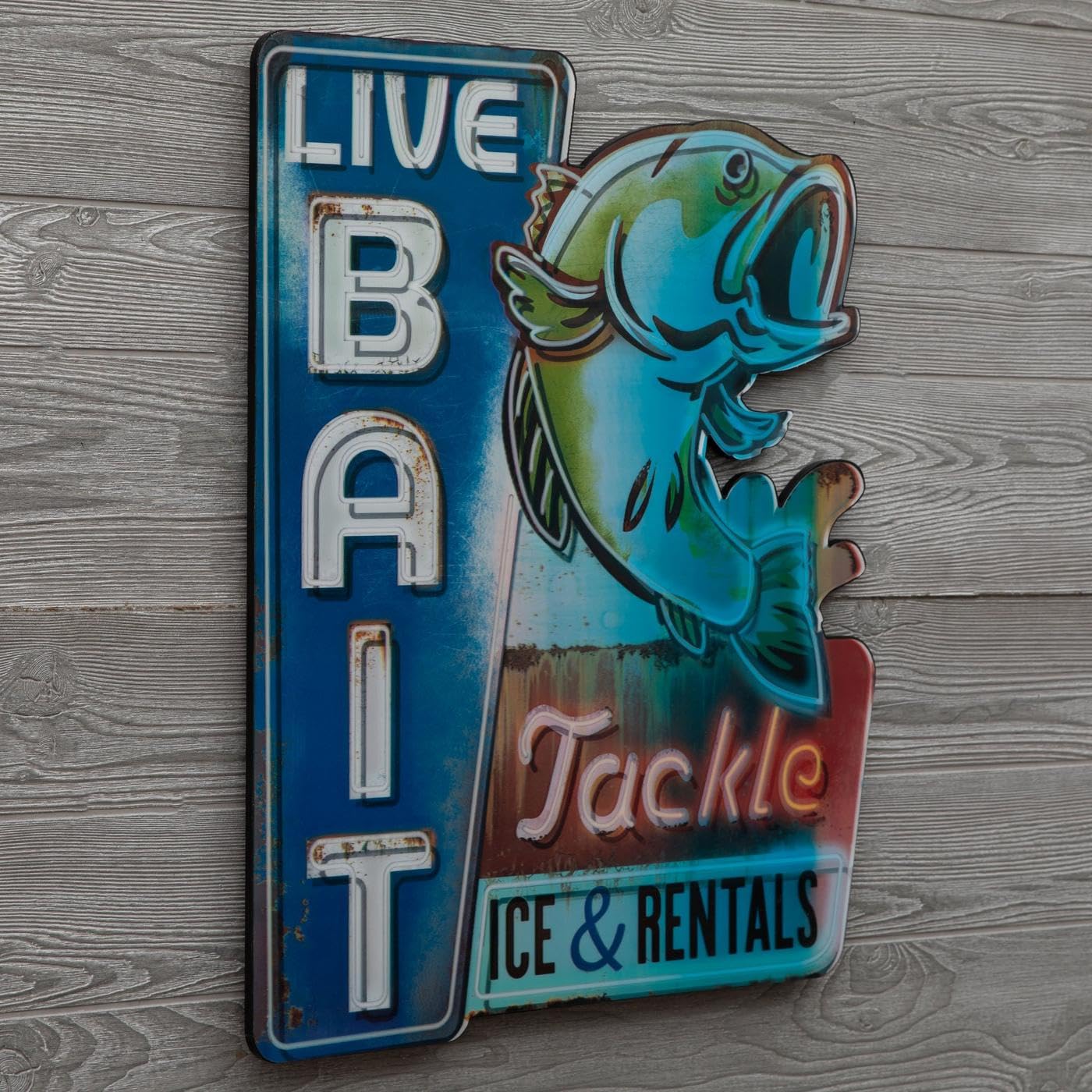 Amazon.com: Hobby Lobby Vintage Style Live Bait Tackle Shop Sign