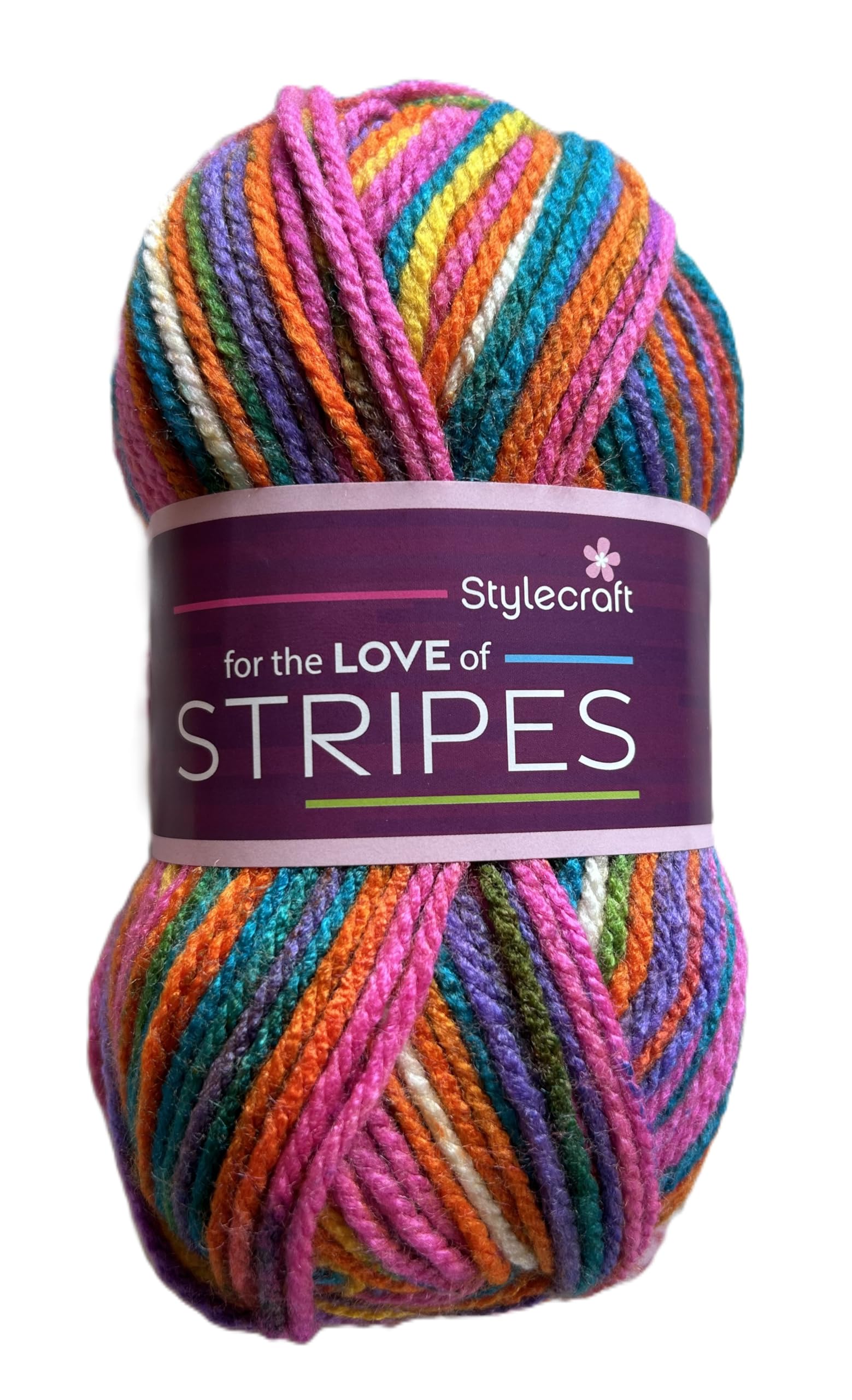 Stylecraft 'for The Love of Stripes' Chunky 100g Yarn (1964 Shirley Temple)