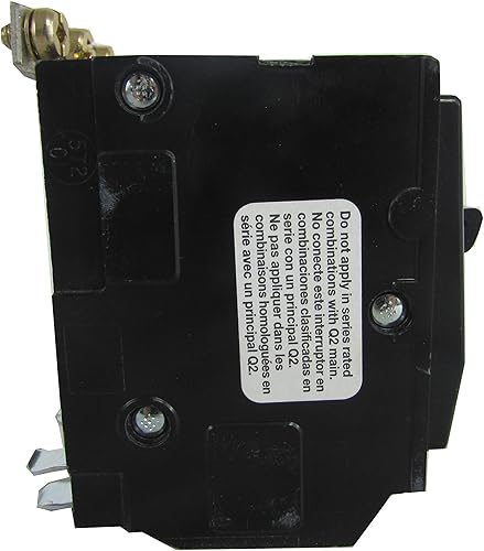 Miniatura 4 de SCHNEIDER ELECTRIC Disyuntor de caja moldeada QOB360 de 240 voltios y 60 amperios en miniatura 600V 100A, color