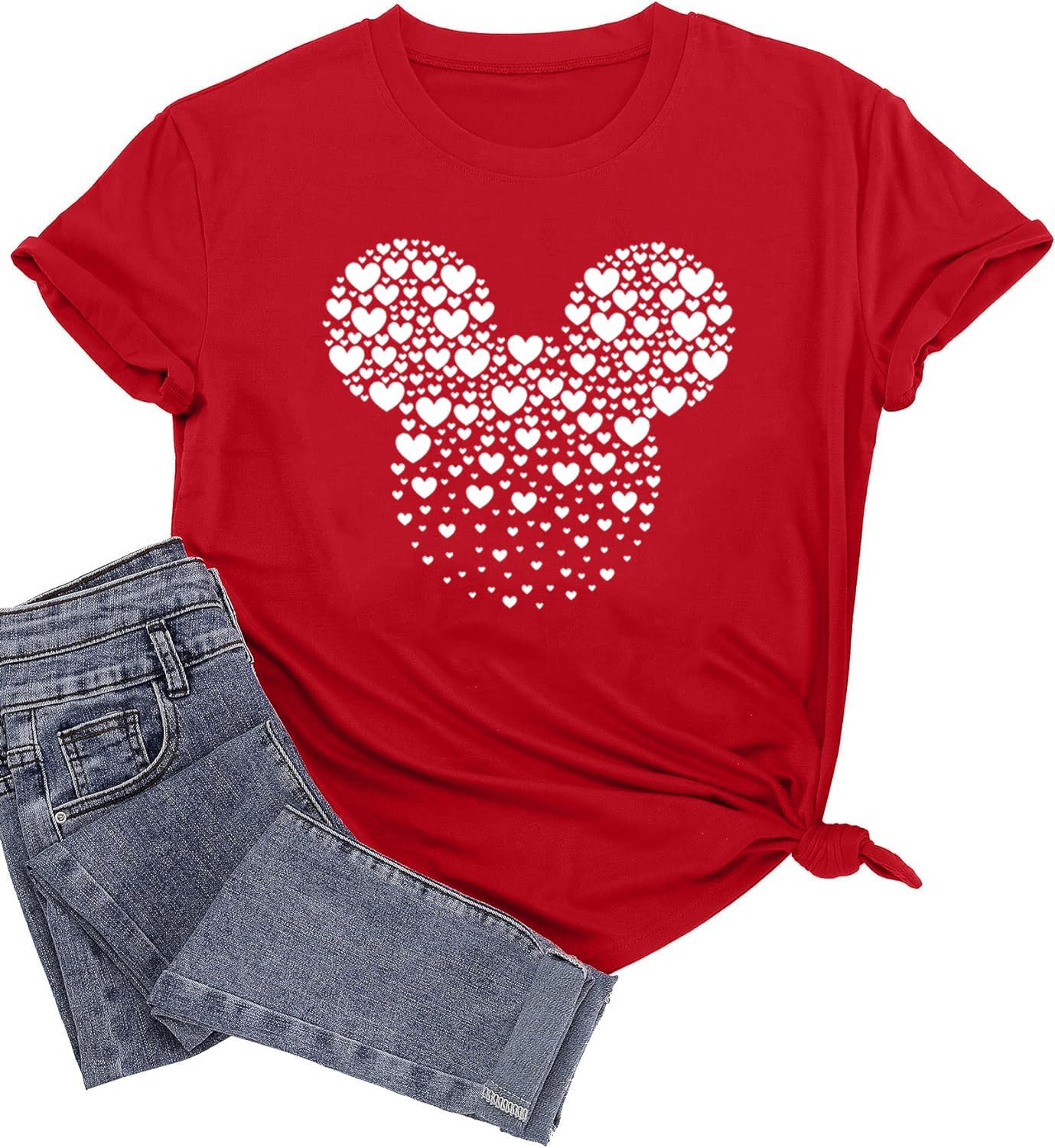 Women Magic Kingdom Castle Shirt Castle Fairy Graphic Tee Women Casual Vacation Holiday Short Sleeve Tee Top