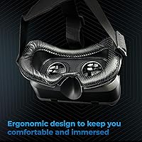 Vista 4 de Kiiroo VR Headset for Phone - Optimized for VR Content - for iPhone, Android & Windows - Fits 5.5"-7.2" Devices - Glasses-Friendly - 40mm HD Resin