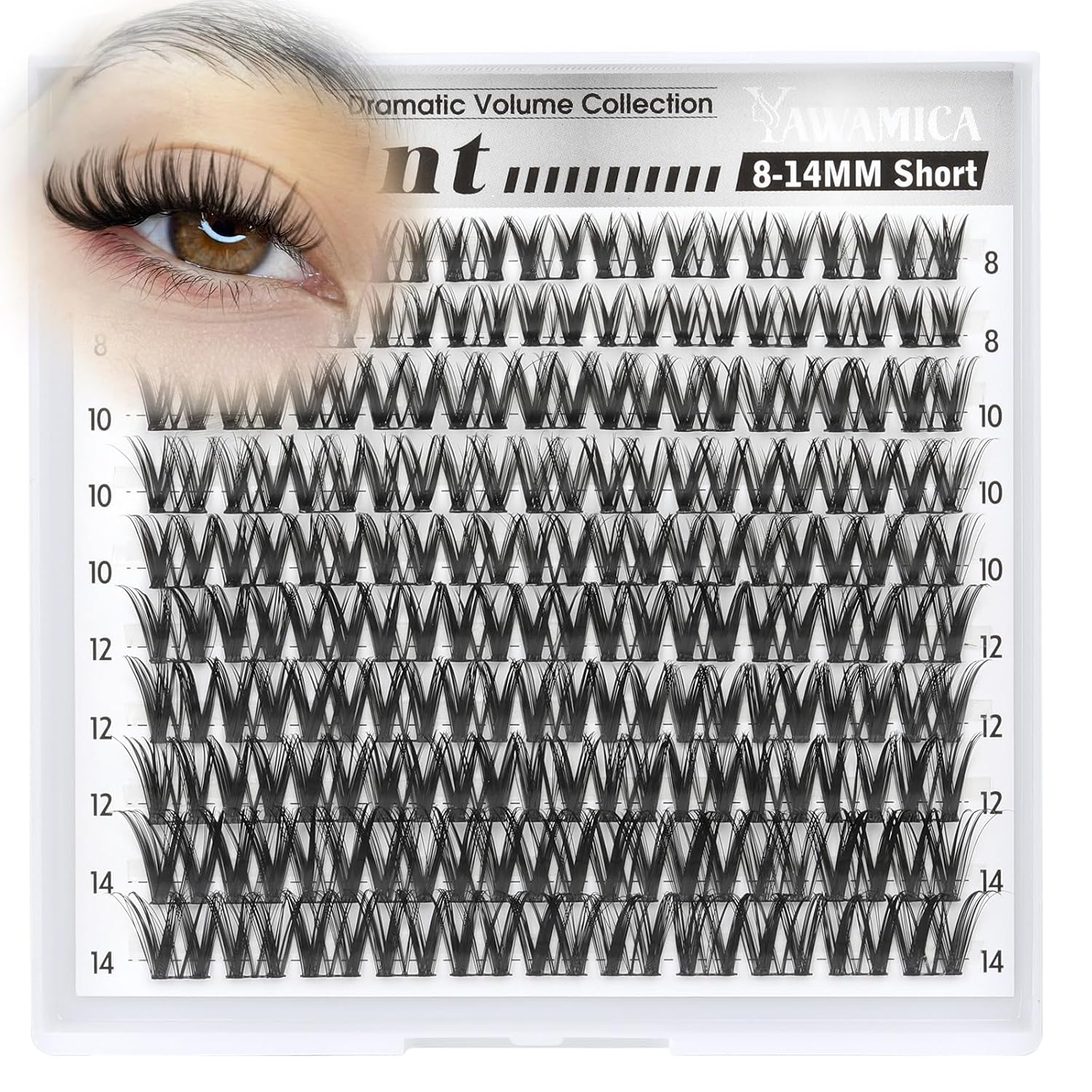 Yawamica Flaunt Lash Clusters for Dramatic Volume