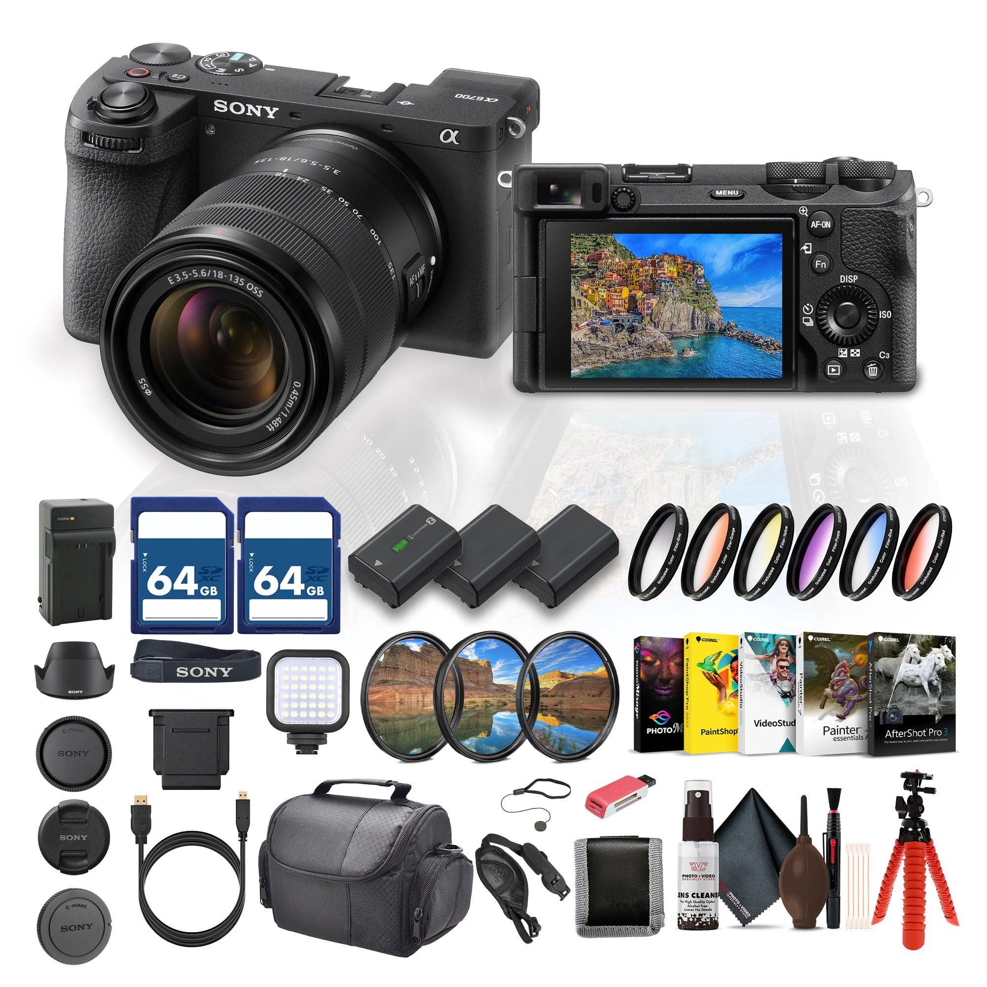 Amazon.com : Sony Alpha a6700 Mirrorless Camera Kit with 18–135mm