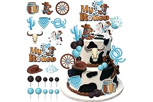 My First Rodeo Cake Topper- Cowboy Party Decorations