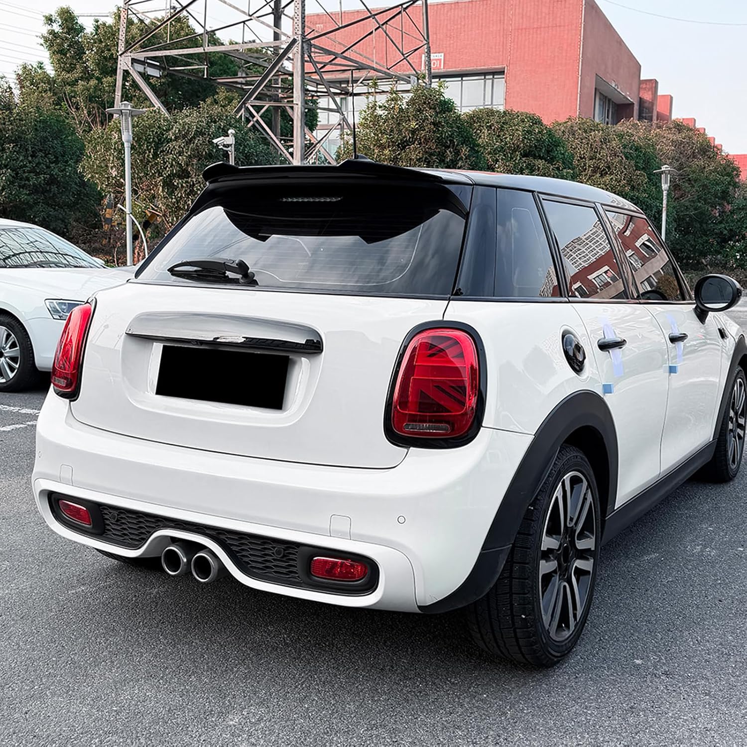 Rear Trunk Roof Spoiler Wing Kit for Mini Cooper S F55 F56 2014-2024 Black