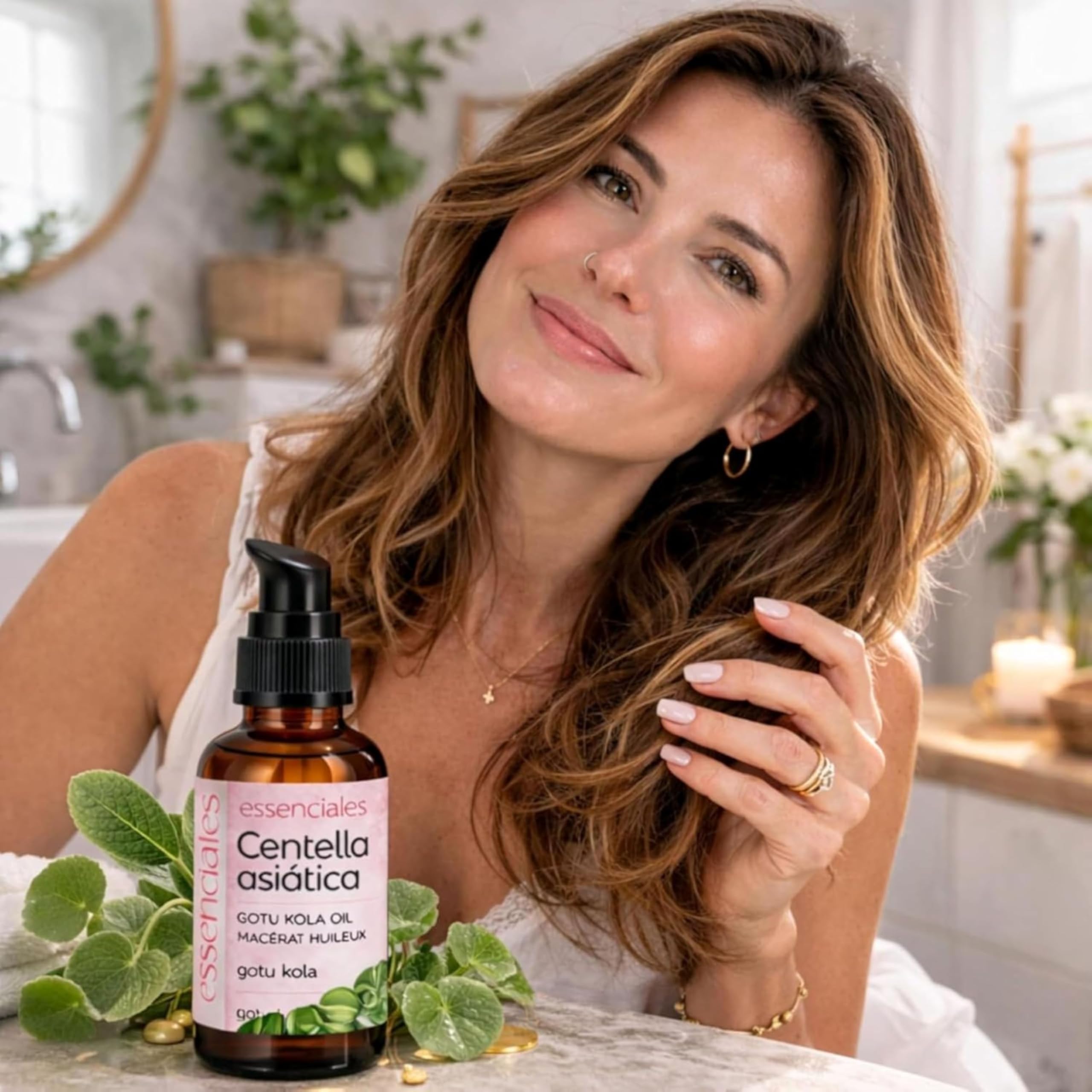 Aceite de Centella Asiática 100% Puro - Sérum Natural 100ml | Regenerador Cutáneo | Efecto Calmante y Reafirmante | Piel Sensible | Uso Facial y Corporal — view 4