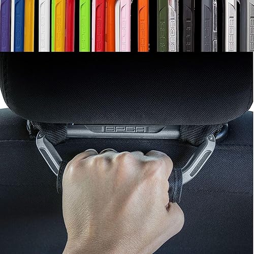 GPCA GP BackGrip Pro - Manija para reposacabezas de automóviles, Jeeps, camiones y más, asas de agarre para asiento trasero y empuñaduras,