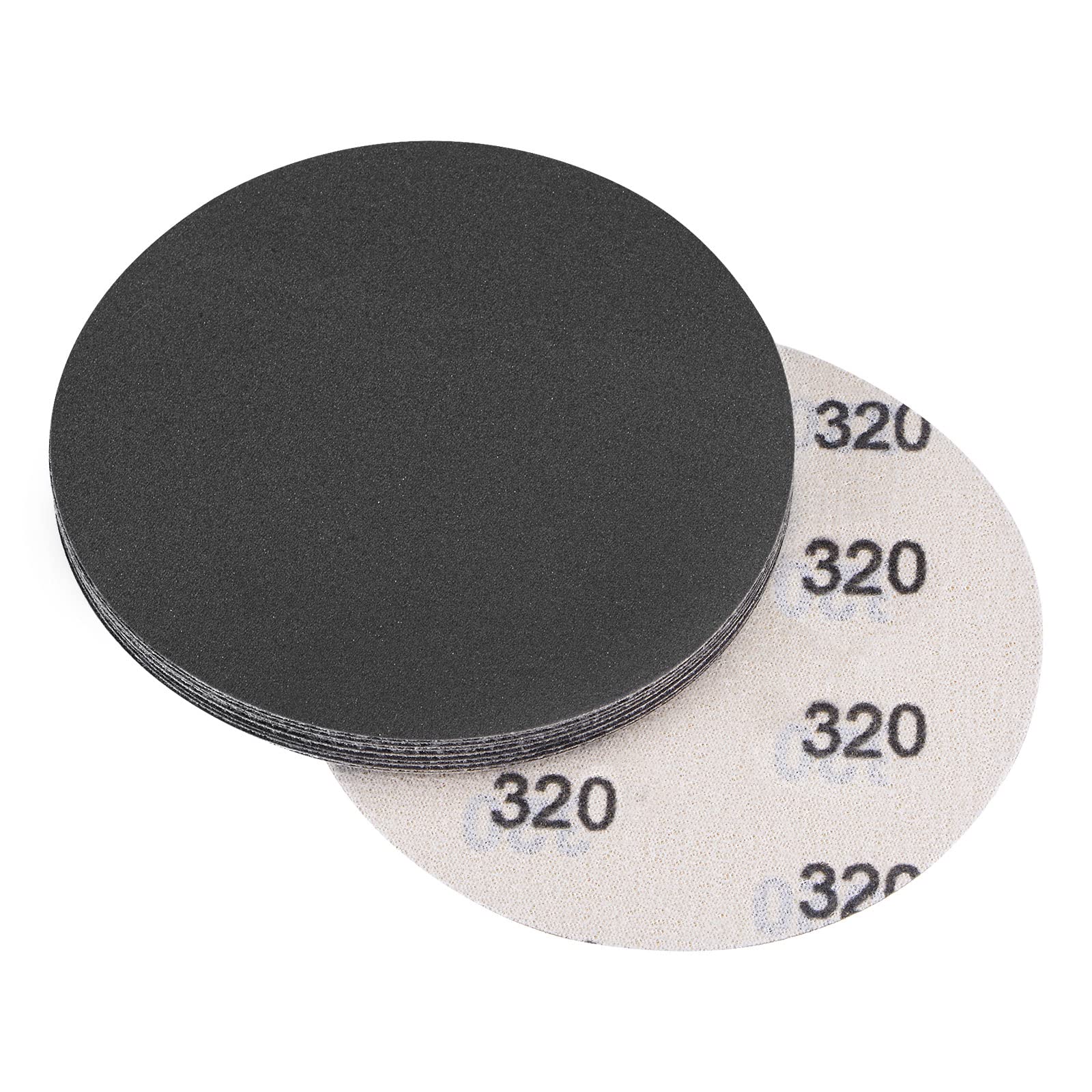 Buy sourcing 5 Inch Sanding Disc 320 Grit Hook and Loop Wet Dry Usable
