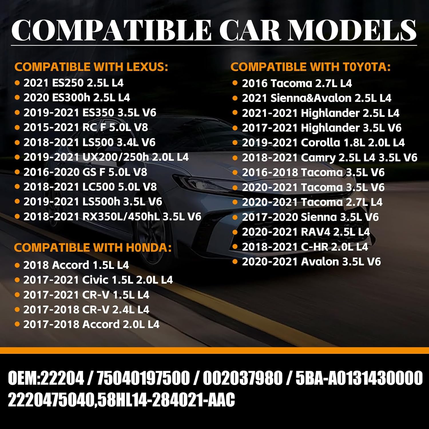 22204-75040 Mass Air Flow Sensor MAF Sensor Compatible with Corolla 1993-2024,RAV4 2009-2024,Camry 2007-2024,Highlander 2001-2024&Lexus ES350 2007-2024,ES300h 2013-2024 1.8L 2.0L 2.5L 3.5L L4 V6 V8