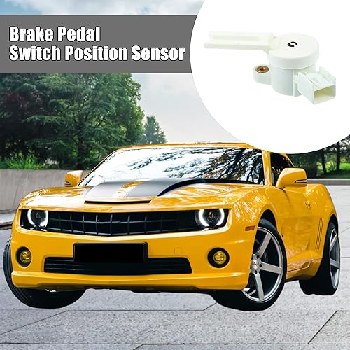 Miniatura 2 de X AUTOHAUX 13583976 Sensor de posición del interruptor de pedal de freno para Chevrolet Equinox 2007-2011 para Cruze 2011-2019 para GMC Terrain