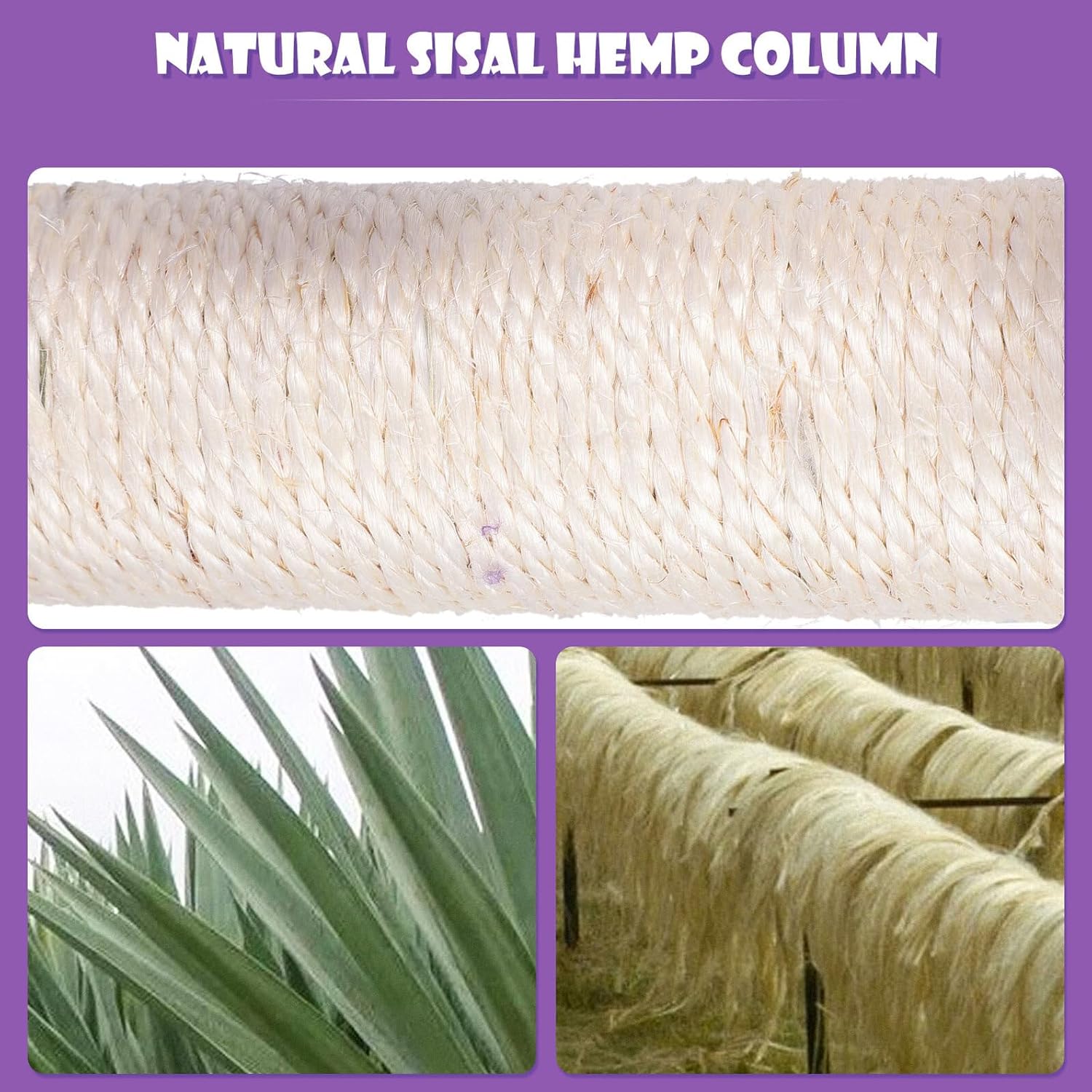 DOITOOL Cat Climbing Frame with Sisal Scratching Posts Large Indoor Cat Tree Kitten Play House Jumping Platform