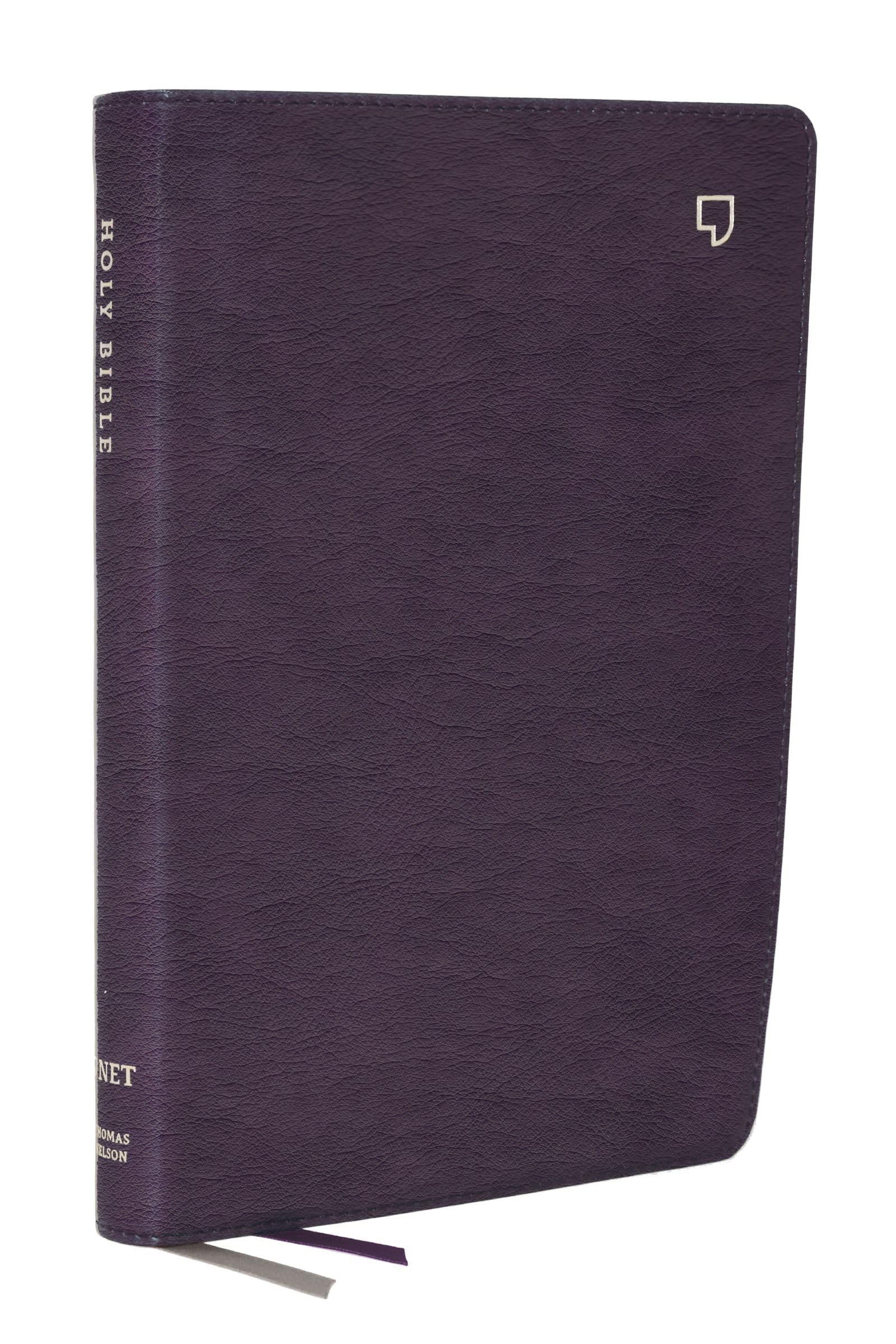 NET Bible, Large Print Thinline with Cross References, Purple Leathersoft, Comfort Print (Thumb Indexed): New English Translation, Purple, Thinline, With Cross References, Comfort Print, Thumb Indexed
