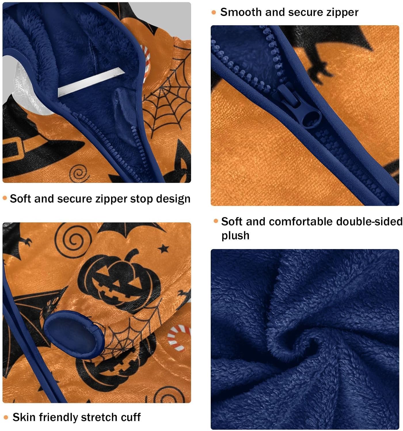 GuoChe Halloween Bat Pattern Light Jackets Toddler Children Clothing