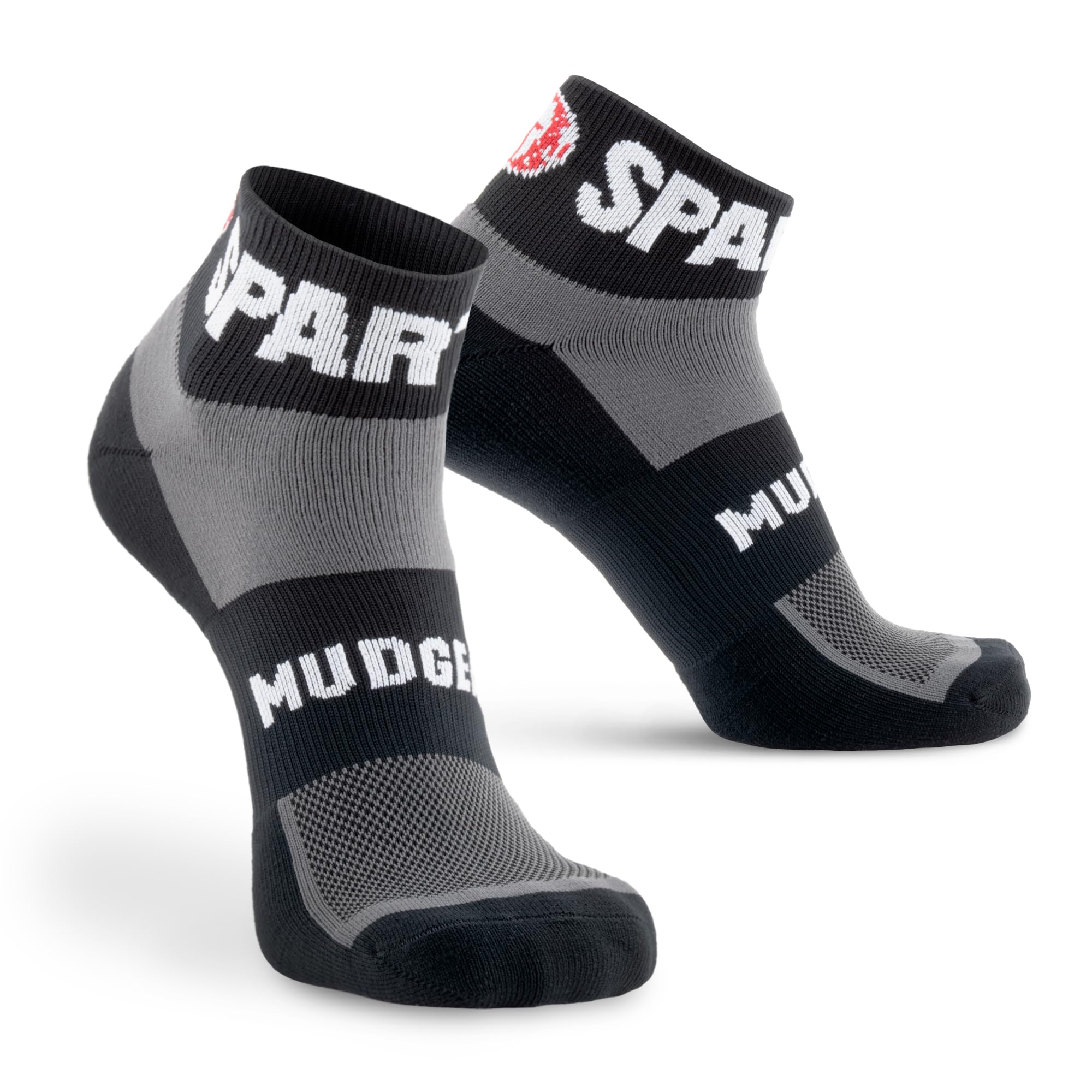 MudGearQuarter Crew Trail Running Socks, Blister-Resistant, Sweat-Resistant for Running, Hiking, Cycling & Outdoor