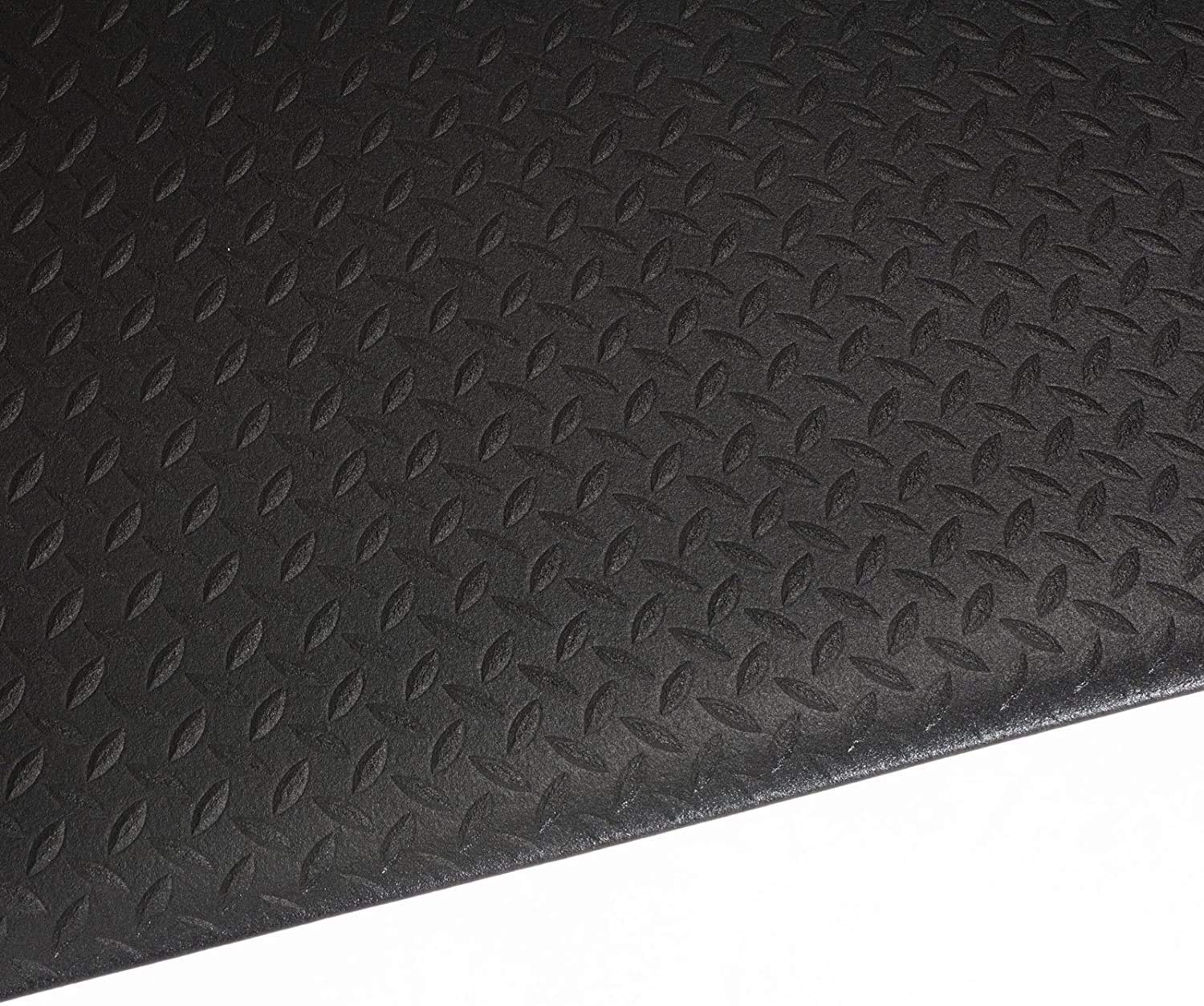 Mata przeciwzmęczeniowa Dyna-Protect Diamond | wytrzymała mata na biurko | odciąża stawy dla większego komfortu podczas stania (60 x 1500 cm, czarna)