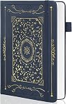 TIEFOSSI Dotted Cahier, 160gsm Papier épais, couverture rigide Dot Grid Journals pour les femmes hommes, 192 pages, pour les voyages, l'école et l'utilisation de bureau