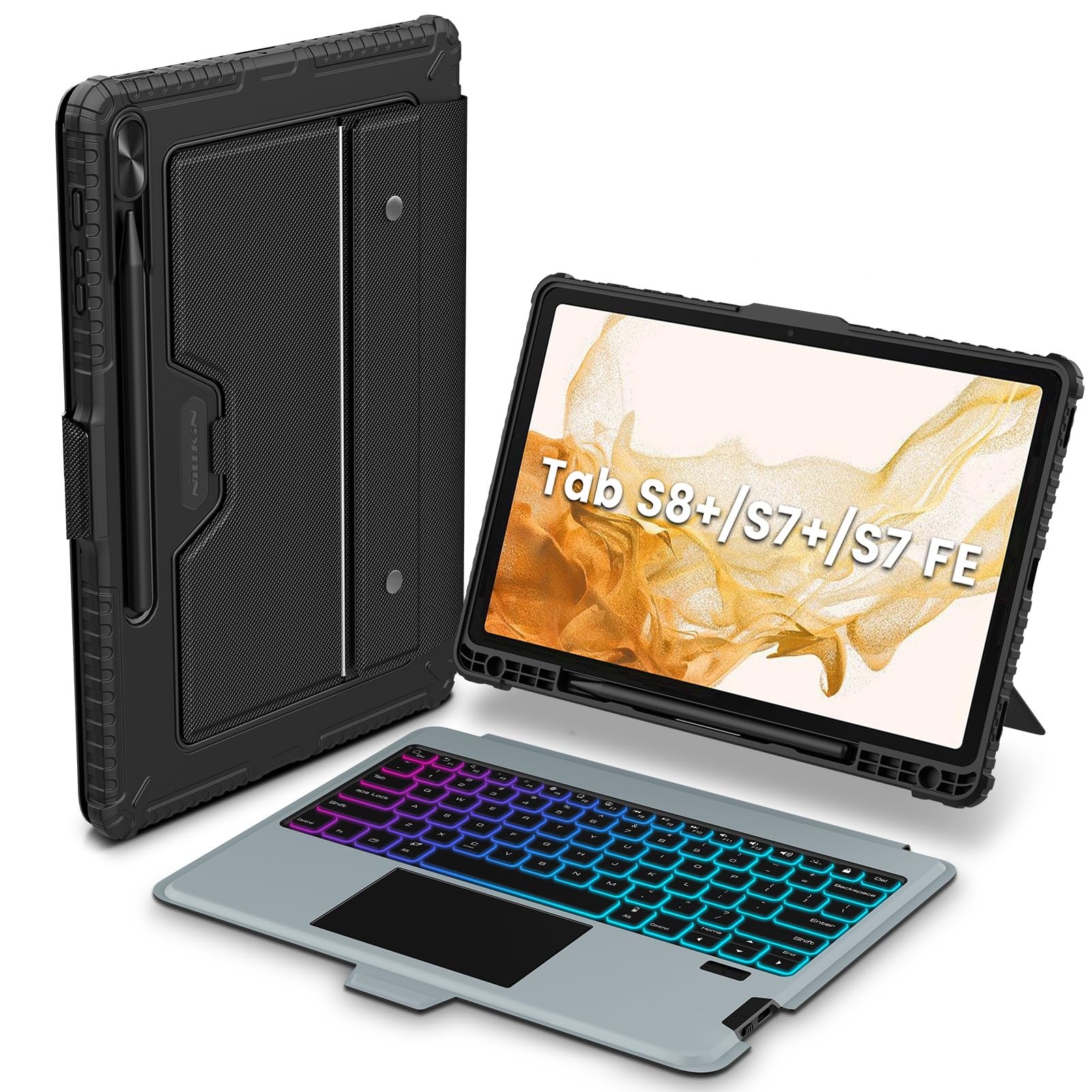 Amazon.com: Nillkin Galaxy Tab S8 Plus S7 Fe S7 Plus S7+ S8+ 5G