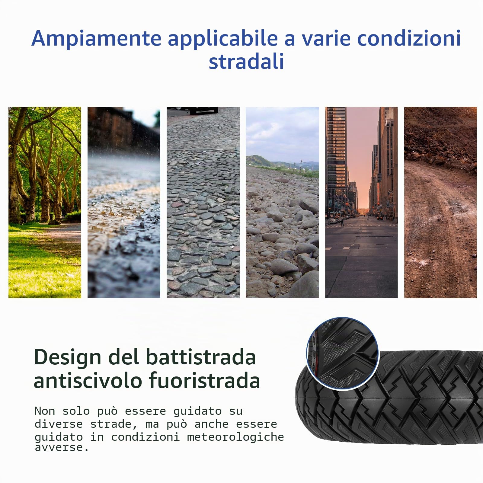 Ulip 10 x 3/255 x 80/80/65-6 pneumatico per Joyor Y8-S/Kukirin G2 Max/Kugoo M4 Pro scooter elettrico 10 pollici pneumatico in gomma piena ruota di ricambio anteriore o posteriore pneumatico fisso
