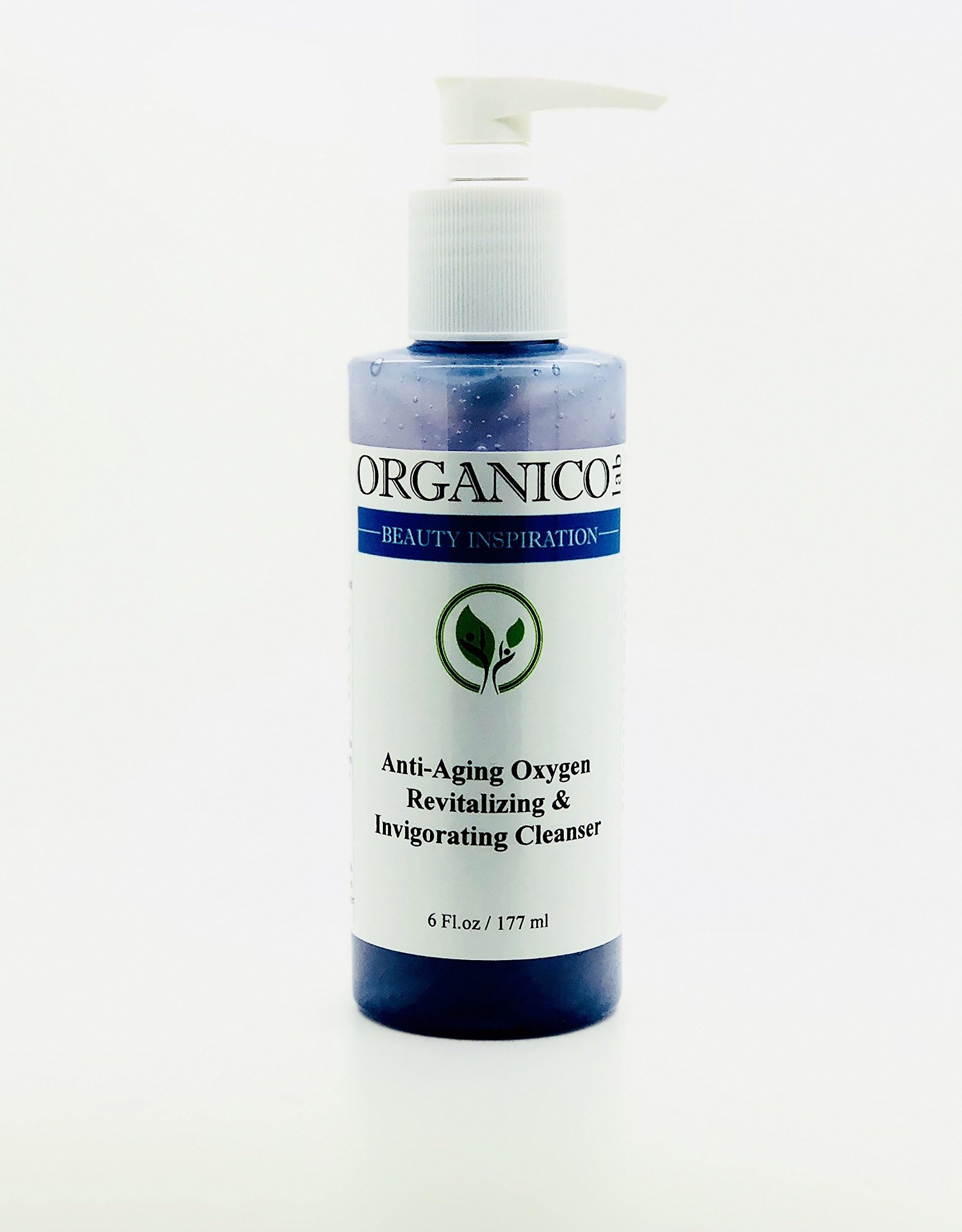 ORGANICOLAB, Anti Aging Oxygen Revitalizing and invigorating cleanser awakens the skin with Ginseng, Orchid Extract and Glycoproteins, 6 Fl.Oz