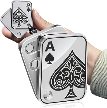 Fidget Slider - Pendants Magnetic Fidget Toys Adults to Relieve Stress, Tension, Anxiety - Improve Focus - Find Inspiration Portable Design Silver
