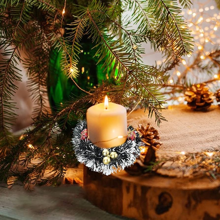 Christmas candle garland Clearance