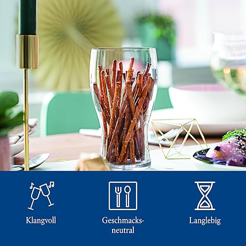 Miniatura 7 de Villeroy & Boch Purismo - Juego de 2 vasos para cerveza, 6.25 in/22 oz, cristal transparente