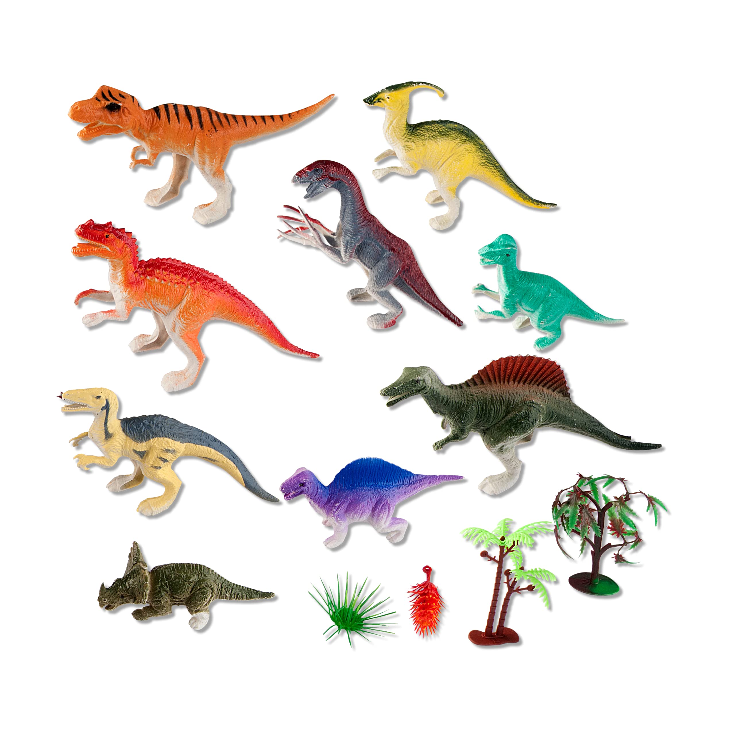 Kit de Dinossauros e Plantas Mundo Jurássico ZP00400, Zoop Toys