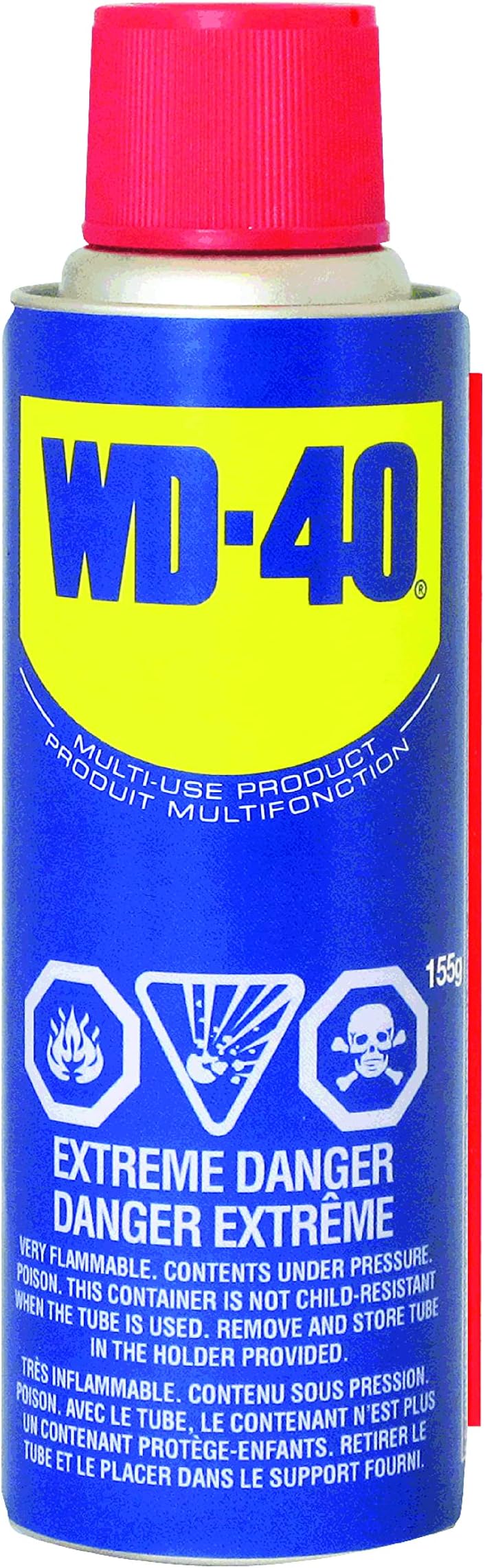 WD-40 Multi-Use Product 155g Can - Drives Out Moisture, inhibits Rust ...