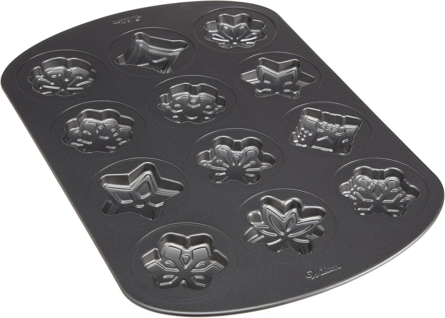 Amazon.com: Wilton 12 Cavity Nonstick Snowflakes Cookie Pan: Cookie ...