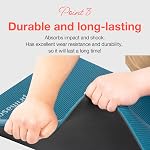 Primasole Tapis de yoga Matériel amiable 1/2 pouces Non-dérapant Pilates de Yoga fitness à la maison & Gymnase 4 Couleurs avec étui de transport & Bracelet