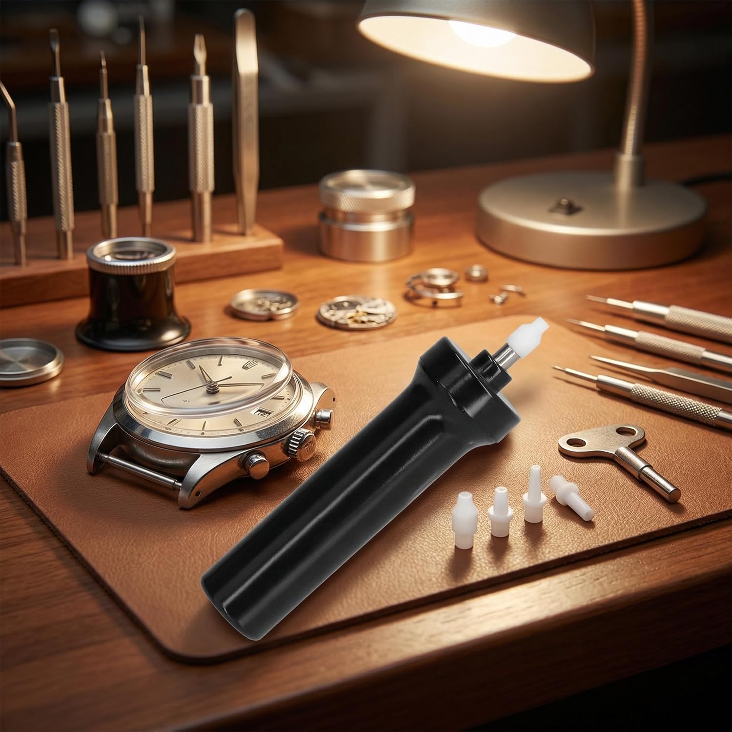 Watch Repair Air Pump ABS,Parts & Accessories Desoldering Pumps Glass Crystal Removal Tool Professional Watch Repairing Tool Watch Glass Opener for Watch Repairing for Repairmen