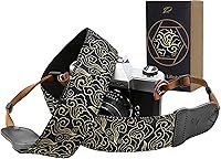 Vista 18 de Padwa Lifestyle Plaid Camera Strap - 2" Wide Double Layer Cowhide Head,Cotton Camera Shoulder Straps