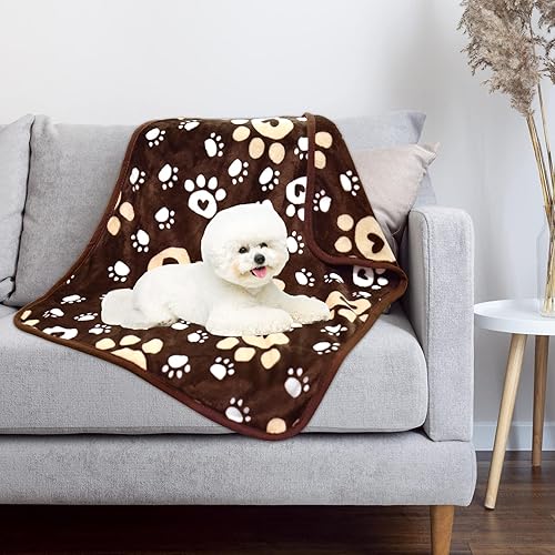 Miniatura 2 de AHOOCUSTOM Manta para perro, manta de forro polar suave para perros pequeños y medianos, mullida manta de franela para mascotas, gatos, cachorros,