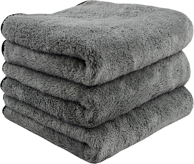 HIDMD Microfibre Car Drying Towels Absorbent Large Car Cleaning Cloths