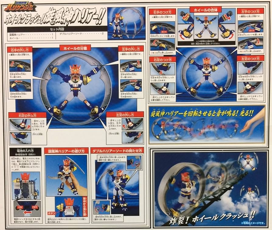忍風戦隊ハリケンジャー　ホイールクラッシュ旋風神ハリアー 忍風戦隊ハリケンジャー 旋風神ハリアー NinpuSentaiHarikenger