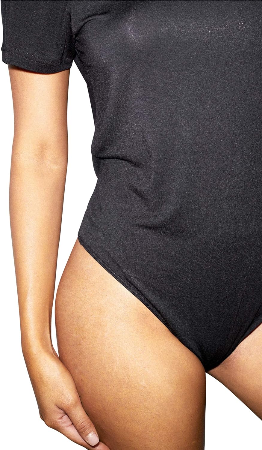 American Apparel Women's Mix Modal Short Sleeve T-Shirt Bodysuit