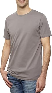 Organic Signatures Crewneck 100% Certified Organic Cotton, Soft Shirts for Men