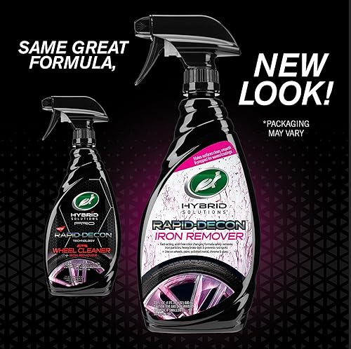 Miniatura 3 de Turtle Wax 53759 Hybrid Solutions - Limpiador para ruedas y removedor de hierro, eliminación de contaminantes de superficie, polvo de frenos