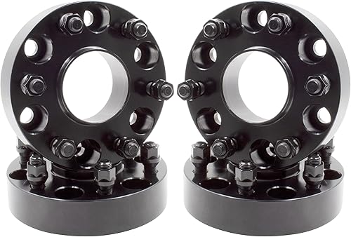 Miniatura 39 de Wheel Accessories Parts 4 adaptadores de espaciadores de rueda centrados en buje de 6x5.5 0.236x5.500 in 2.00 pulgadas de grosor 3.063 in Hub