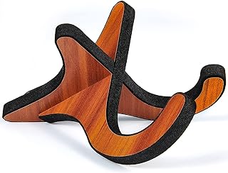 Kalimba Stand Wood Thumb Piano Display Stand (Mahogany color)