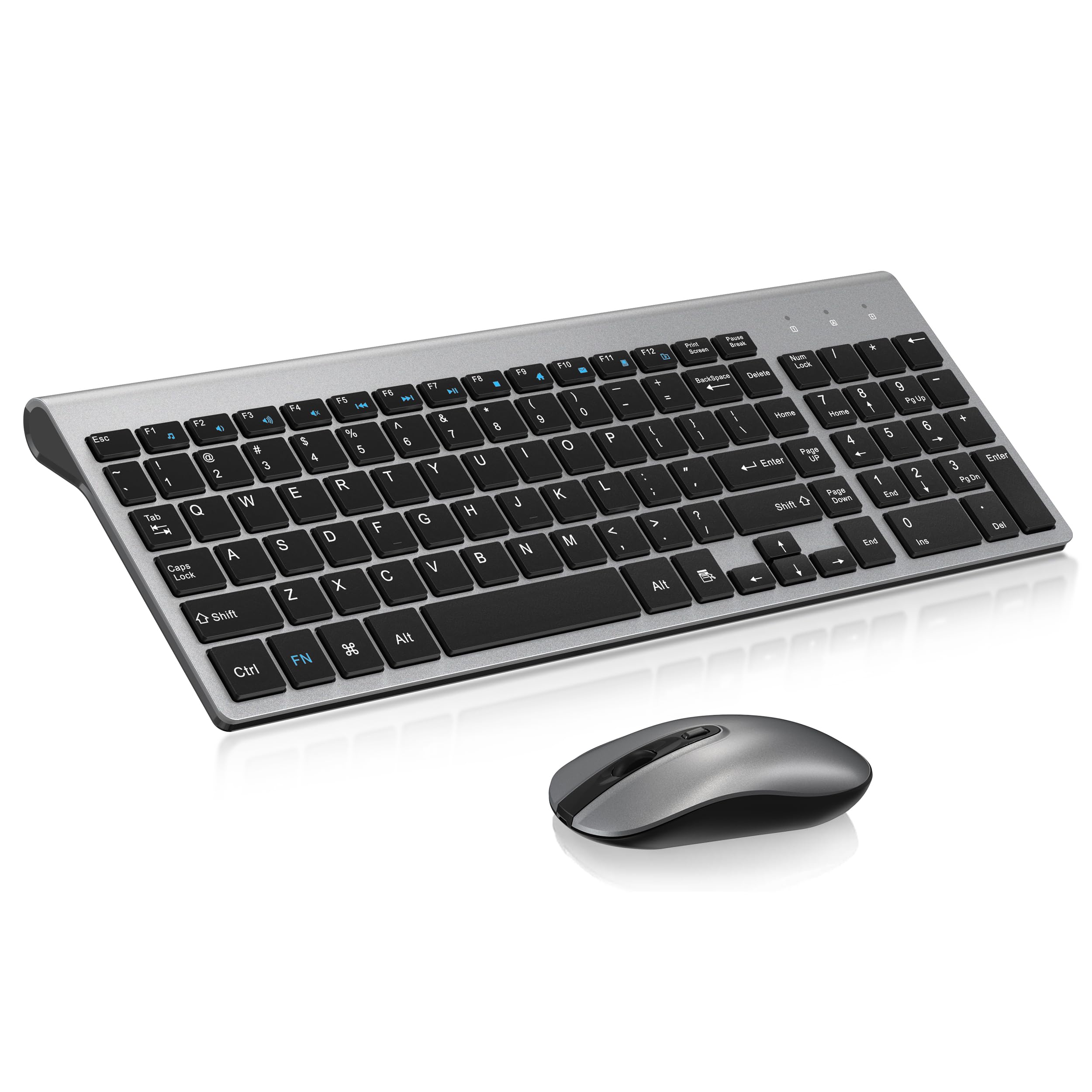 cimetech Keyboard Mouse Combo, EasyTyping KF10 Keyboard with High-end Laptop Keyboard Technology, Say Goodbye to Typing Trouble - Type with Ease and Double Efficiency (Grey) (B0BV94KBPF) Amazon Price History, Amazon Price Tracker