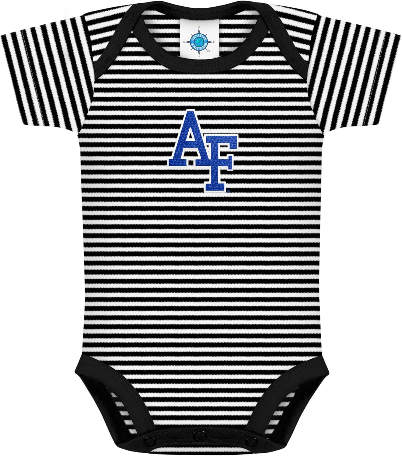Creative Knitwear College Baby NCAA Infant Striped Bodysuit